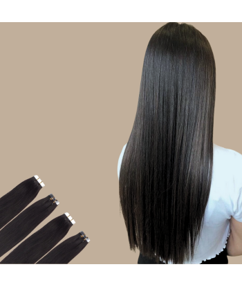 Extensiones adhesivas rígidas marrón oscuro Comparez plus de prix