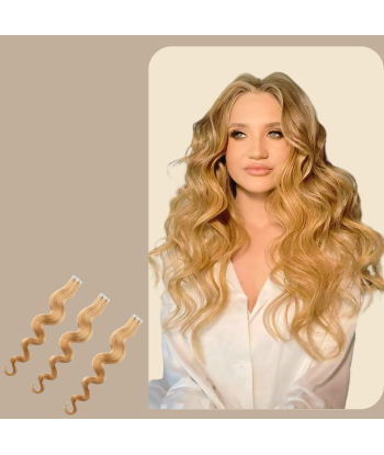 Extensiones adhesivas rubio ondulado sur le site 