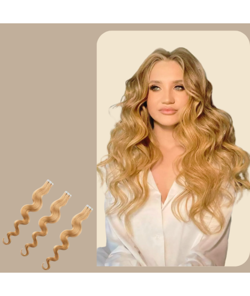 Extensiones adhesivas rubio ondulado sur le site 