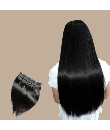 Clip Extension Straight Schwarz Mono Maxi Volume Band brillant des détails fins