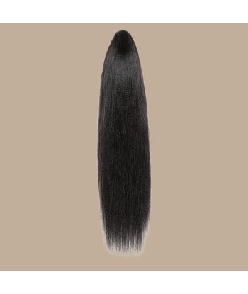 Coleta Castaño Oscuro Natural Clip Pelo Remy Yaki Liso vente chaude votre 