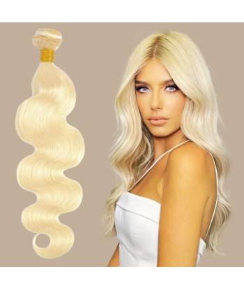 Tissage Vierge Cabello Humano Body Wave 7A Rubio Platine 613 100 Gr le concept de la Pate a emporter 