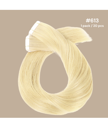 Extensiones adhesivas / cintas lisas Premium Russian Hair 613 Comparez plus de prix