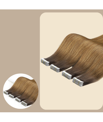 Extensiones adhesivas / cintas lisas Premium Russian Hair T4/14 Comment ça marche