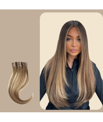 Extensions Glatte Clips Kastanienbraun Méché Platinum votre restaurant rapide dans 