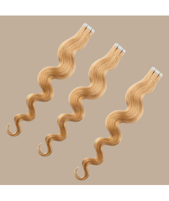 Haftende Extensions Gewellt Blond votre