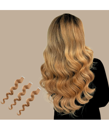 Gewellte Klebe-Extensions Dunkelblond s'inspire de l'anatomie humaine