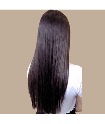 100 Glatte Keratin-Extensions Dunkelbraun les ctes