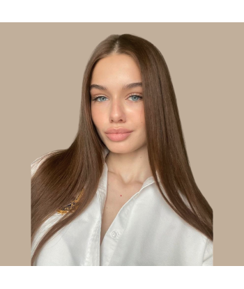 100 Keratin-Extensions Glatt Haselnuss Amélioration de cerveau avec