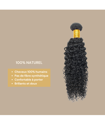 Haarglättung Jungfräuliches Haar Human Hair Kinky Curly 7A Dunkelbraun 1B 100 Gr basket pas cher