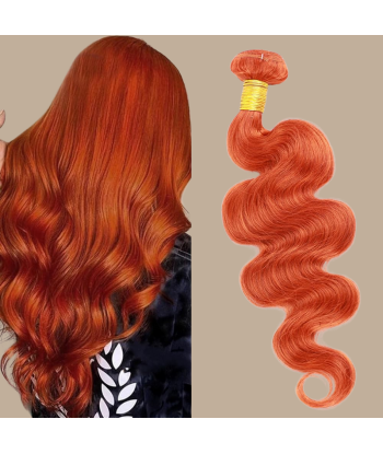 Weben Jungfräuliches Haar Human Hair Body Wave 7A Ginger 350 100 Gr pas cher chine