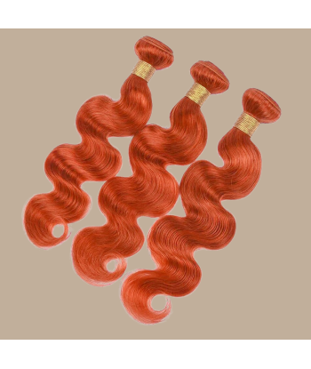 Weben Jungfräuliches Haar Human Hair Body Wave 7A Ginger 350 100 Gr pas cher chine