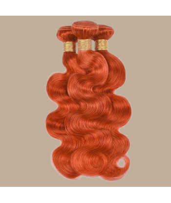 Weben Jungfräuliches Haar Human Hair Body Wave 7A Ginger 350 100 Gr pas cher chine