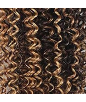 Haarglättung Jungfernhaar Human Hair Kinky Curly 7A Kastanie Méché Blond P4/27 100 Gr Les magasins à Paris