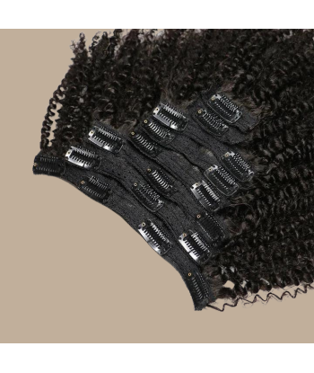 Kit de Extensões Afro Curly Brown 120g com clipes Toutes les collections ici