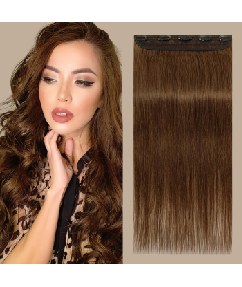 Extensão Mono Clip Chocolate Liso Maxi Volume Band JUSQU'A -70%! 