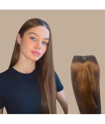 Extensão Mono Clip Chocolate Liso Maxi Volume Band JUSQU'A -70%! 