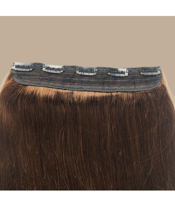 Extensão Mono Clip Chocolate Liso Maxi Volume Band JUSQU'A -70%! 