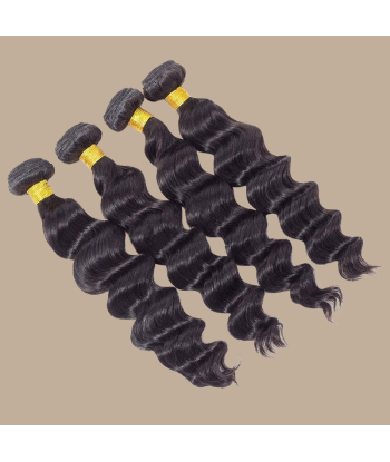 Tissage Cheveux Vierge Cabelo Humano Solto Profundo 7A Brun Foncé 1B 100 Gr Pour