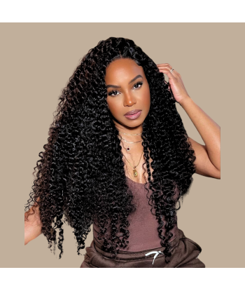 Kit de Extensões Kinky Curly Black 120g com clipes s'inspire de l'anatomie humaine