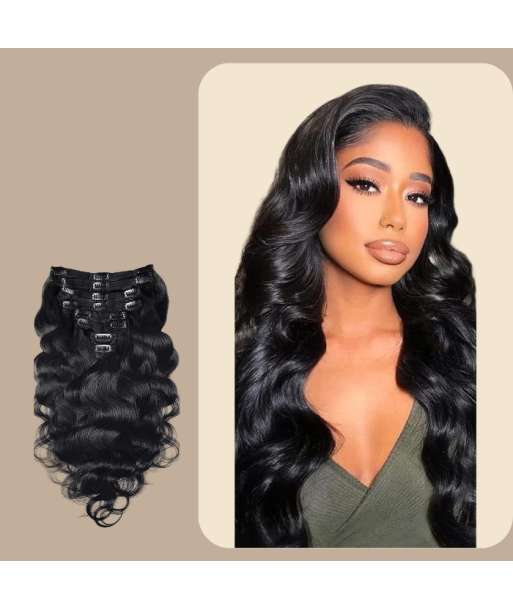 Kit de Extensões Clip-In Body Wave Black 120g chez Cornerstreet bien 