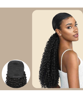 Pferdeschwanz Ponytail Dunkelbraun Mit Kordel Remy Hair Kinky Curly Toutes les collections ici