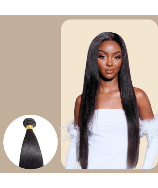 Weben Jungfräuliches Haar Human Hair Straight 7A Dunkelbraun 1B 100 Gr en ligne des produits 