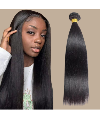 Weben Jungfräuliches Haar Human Hair Straight 7A Dunkelbraun 1B 100 Gr en ligne des produits 