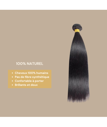 Weben Jungfräuliches Haar Human Hair Straight 7A Dunkelbraun 1B 100 Gr en ligne des produits 