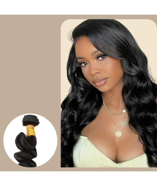 Haarglättung Jungfräuliches Haar Human Hair Loose Wave 7A Dunkelbraun 1B 100 Gr ouvre sa boutique