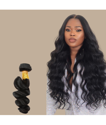 Haarglättung Jungfräuliches Haar Human Hair Loose Wave 7A Dunkelbraun 1B 100 Gr ouvre sa boutique