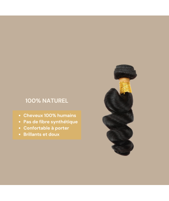 Haarglättung Jungfräuliches Haar Human Hair Loose Wave 7A Dunkelbraun 1B 100 Gr ouvre sa boutique