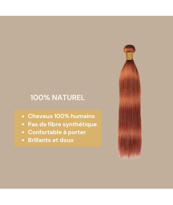 Weben Jungfräuliches Haar Human Hair Straight 7A Ginger 350 100 Gr vente chaude votre 