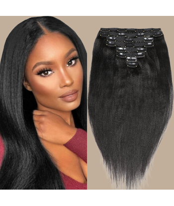 Extensões Yaki Straight Black Clip-In d'Europe débarque