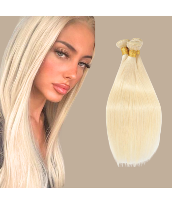 Cabelo Humano Liso 7A Louro Platine 613 100 Gr le concept de la Pate a emporter 