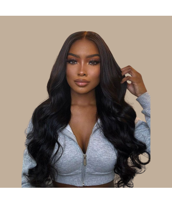 Body Wave Musta 120g Clip-In Extensions Kit - Pidennyspakkaus vente chaude votre 