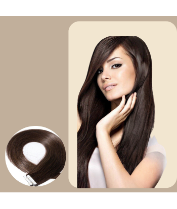 Extensions Adhésives / tapes raides Chocolat Foncé la chaussure