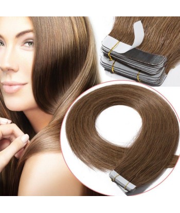 Extensions Adhésives / tapes raides Marron Clair solde