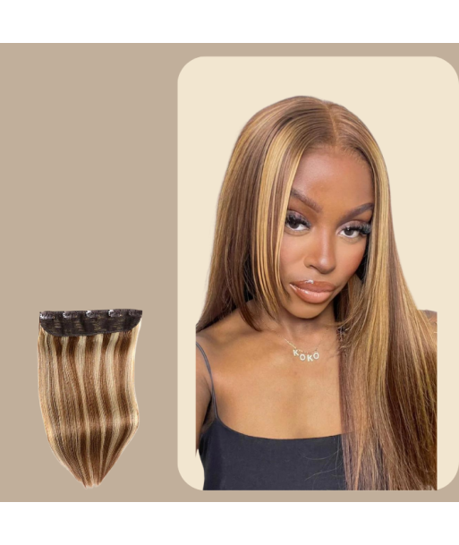 Straight Shit Clip Extension Méché Blond Mono Maxime Volume Véritable concentré