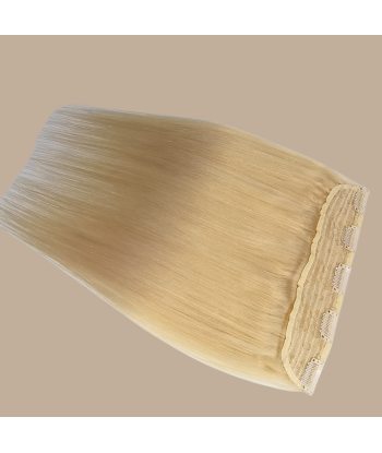 Rett blond klippforlengelse Platinum Mono Max Volume Strip 2023