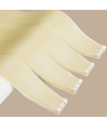 Extensions Adhesive / tapes rette Premium Russian Hair 613 Par le système avancé 