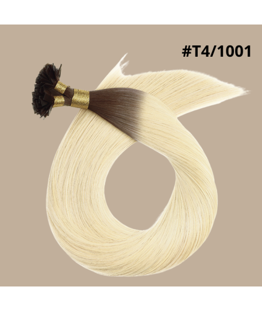 100 Keratin Extensions Rett Premium Med Flat Tupp T4/1001 des créatures d'habitude