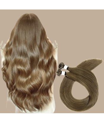 100 Premium Keratin Extensions med Flat Tip Venez acheter