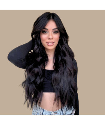 Wave Clip Extensions Svart de votre