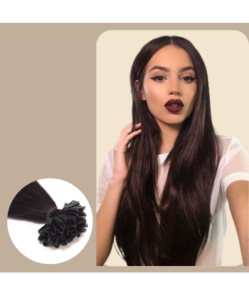 100 RAIDE Dark Brown Keratin Extensions chez Cornerstreet bien 