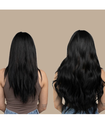 Straight Black 120g Clip-In Extensions Kit prix