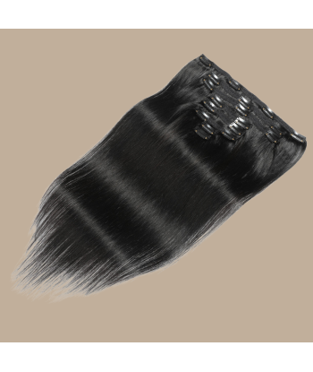 Straight Black 120g Clip-In Extensions Kit prix