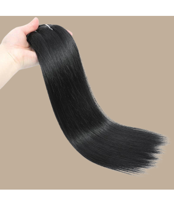 Straight Black 120g Clip-In Extensions Kit prix