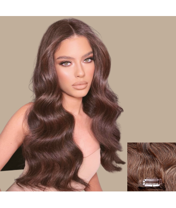 Chocolade Golvende Clip Extensions 2024