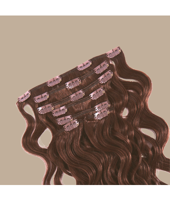 Chocolade Golvende Clip Extensions 2024